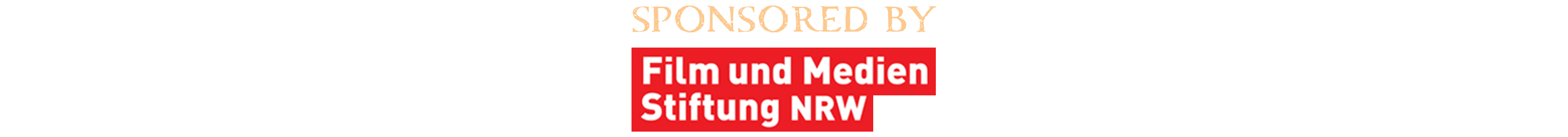 sponsored by Film- und Medienstiftung NRW